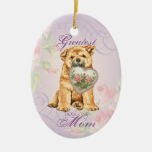 Chow Heart Mama Keramik Ornament