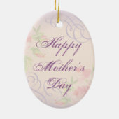 Chow Heart Mama Keramik Ornament (Hinten)