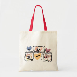 Chow Hearts Tragetasche