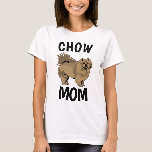 CHOW MAMA Hund T - Shirt (Vorderseite)
