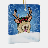 Chow Rentier Keramik Ornament (Rechts)