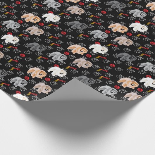 CHOW TIME Ramen Nudeln Geschenkpackung 5 Chow Farb Geschenkpapier (Ecke)