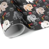 CHOW TIME Ramen Nudeln Geschenkpackung 5 Chow Farb Geschenkpapier (Rolleneckpunkt)