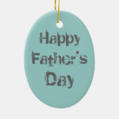 Chow Vater Keramik Ornament (Hinten)