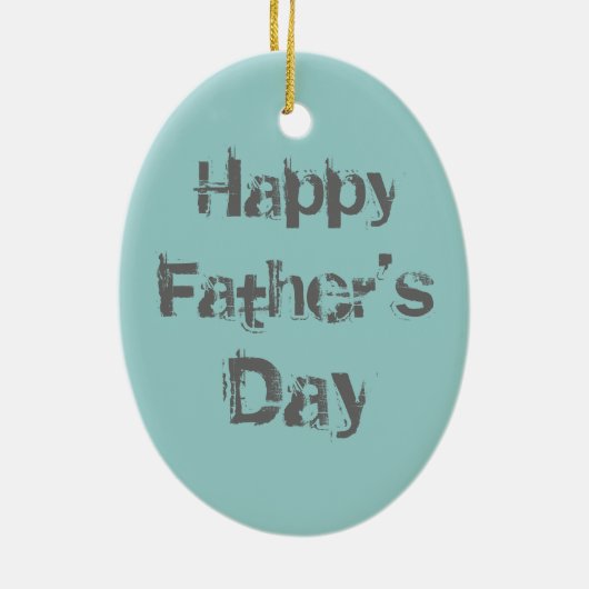 Chow Vater Keramik Ornament (Hinten)