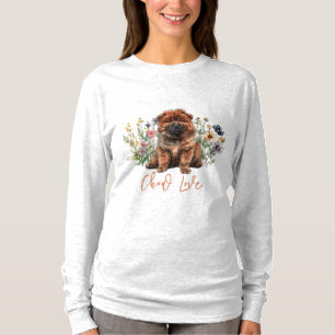 Chow Welpenliebe Langarmshirt  T-Shirt