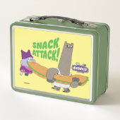 Chowder and Shnitzel Metall Brotdose (Rückseite)