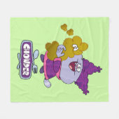 Chowder und Kimchi Fleecedecke (Vorderseite (Horizontal))