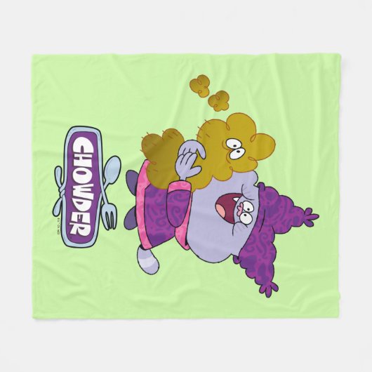 Chowder und Kimchi Fleecedecke (Vorderseite (Horizontal))