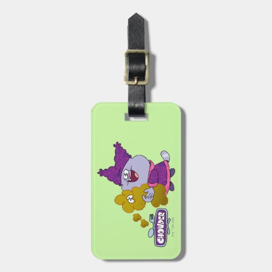 Chowder und Kimchi Gepäckanhänger (Vorderseite vertikal)