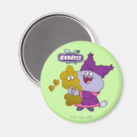 Chowder und Kimchi Magnet (Vorderseite/Rückseite)