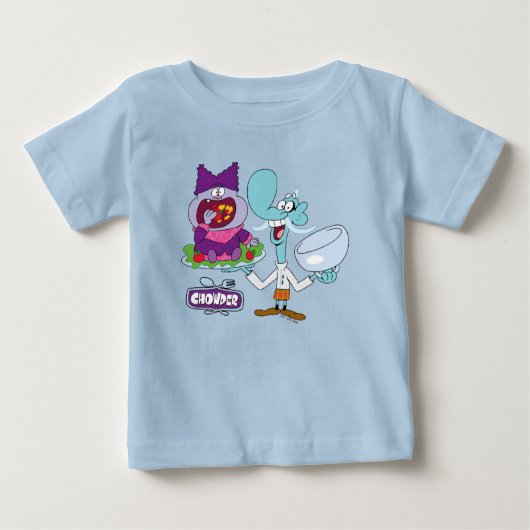 Chowder und Mung Daal Baby T-shirt (Vorderseite)