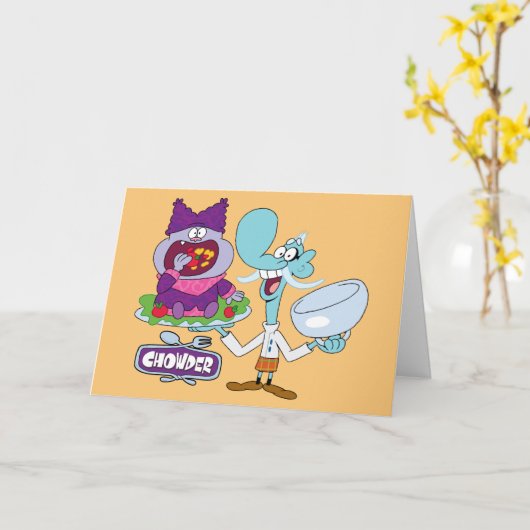 Chowder und Mung Daal Karte (Gelbe Blume)