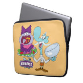 Chowder und Mung Daal Laptopschutzhülle (Vorderseite Links)