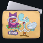 Chowder und Mung Daal Laptopschutzhülle<br><div class="desc">Karo diese niedliche Grafik von Chowder mit seinem Kochmeister Mung Daal!</div>