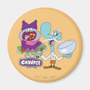 Chowder und Mung Daal Magnet