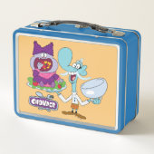 Chowder und Mung Daal Metall Brotdose (Rückseite)