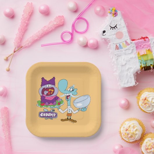 Chowder und Mung Daal Pappteller (Party)