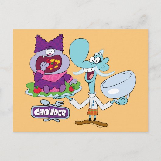 Chowder und Mung Daal Postkarte (Vorderseite)