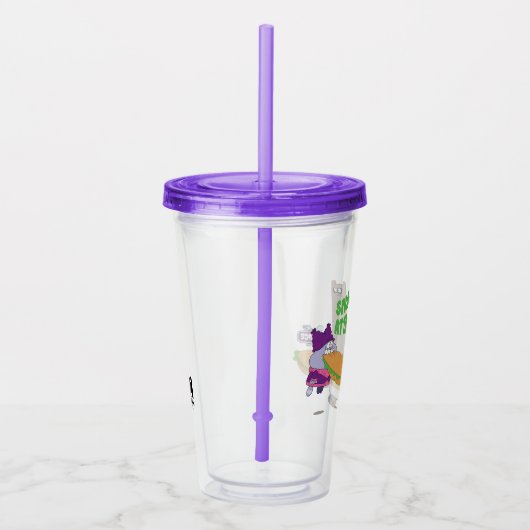 Chowder und Shnitzel Acryltrinkbecher (Rechts)