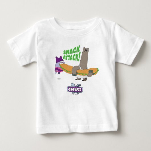 Chowder und Shnitzel Baby T-shirt (Vorderseite)