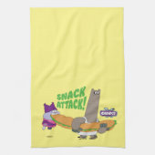 Chowder und Shnitzel Geschirrtuch (Vertikal)