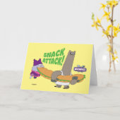 Chowder und Shnitzel Karte (Gelbe Blume)