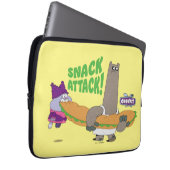 Chowder und Shnitzel Laptopschutzhülle (Vorne Rechts)