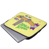 Chowder und Shnitzel Laptopschutzhülle (Vorne Knopf)