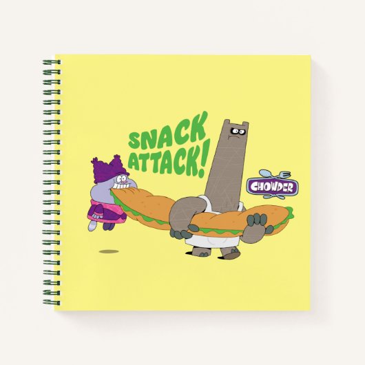 Chowder und Shnitzel Notizblock (Vorderseite)