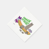 Chowder und Shnitzel Serviette (Ecke)