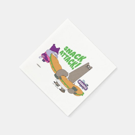 Chowder und Shnitzel Serviette (Ecke)