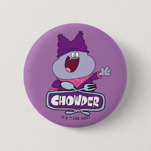 Chowder Waving Button (Vorderseite)