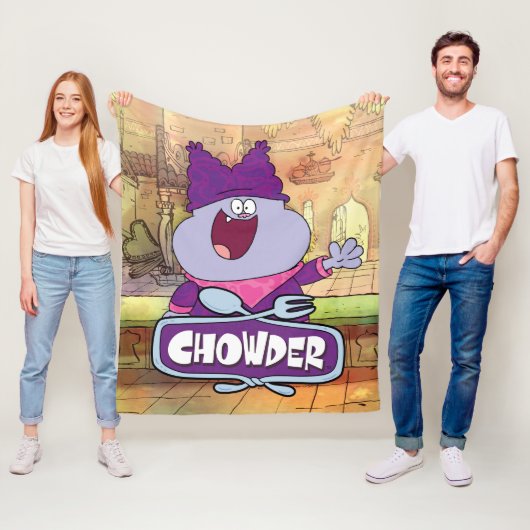 Chowder Waving Fleecedecke (Beispiel)