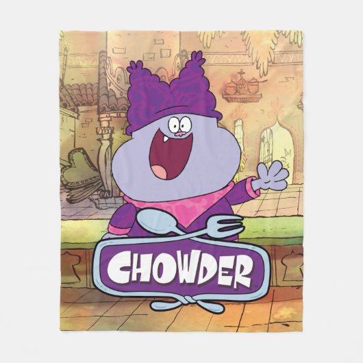 Chowder Waving Fleecedecke (Vorderseite)