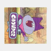 Chowder Waving Fleecedecke (Vorderseite (Horizontal))