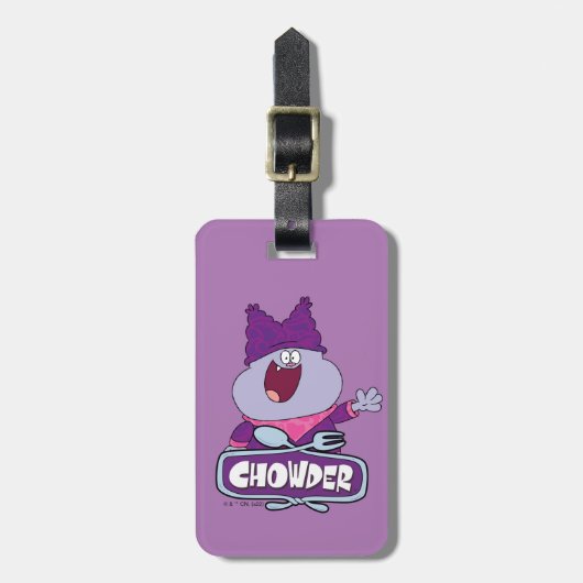 Chowder Waving Gepäckanhänger (Vorderseite vertikal)