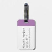 Chowder Waving Gepäckanhänger (Rückseite vertikal)