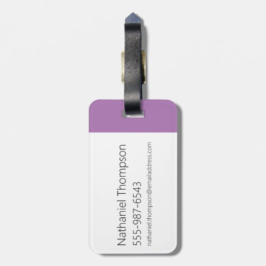 Chowder Waving Gepäckanhänger (Rückseite vertikal)