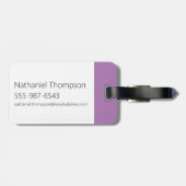 Chowder Waving Gepäckanhänger (Rückseite horizontal)