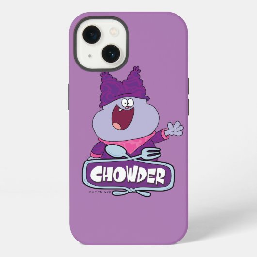 Chowder Waving iPhone Hülle (Rückseite)