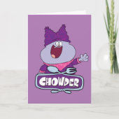 Chowder Waving Karte (Vorderseite)