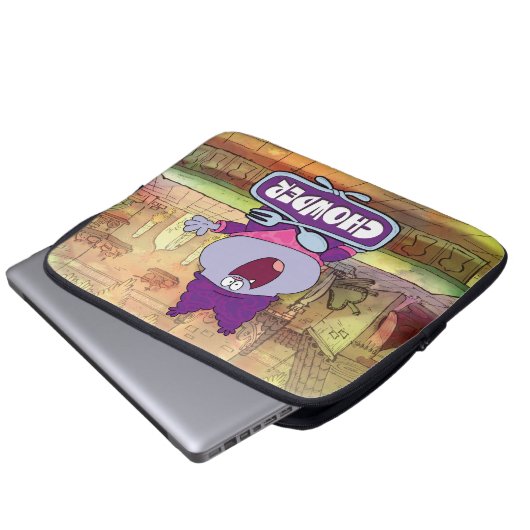 Chowder Waving Laptopschutzhülle (Vorne Knopf)