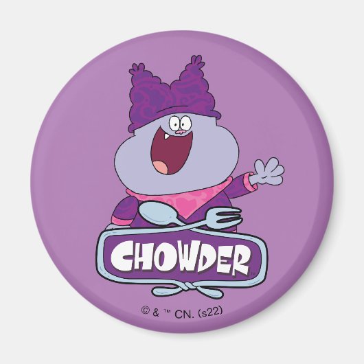 Chowder Waving Magnet (Vorne)