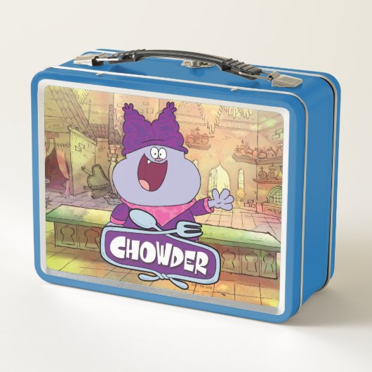 Chowder Waving Metall Brotdose (Rückseite)