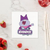 Chowder Waving Serviette (Beispiel)