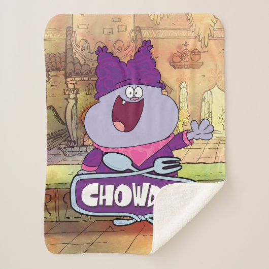 Chowder Waving Sherpadecke (Vorderseite)