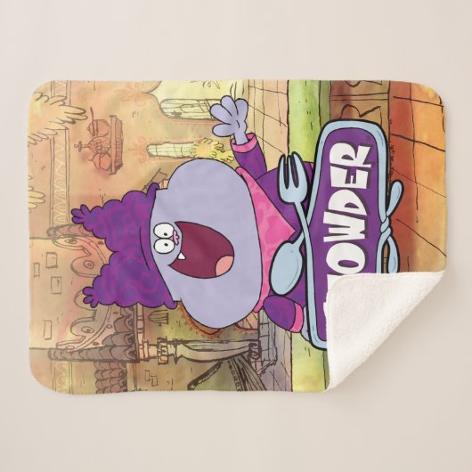 Chowder Waving Sherpadecke (Vorderseite (Horizontal))