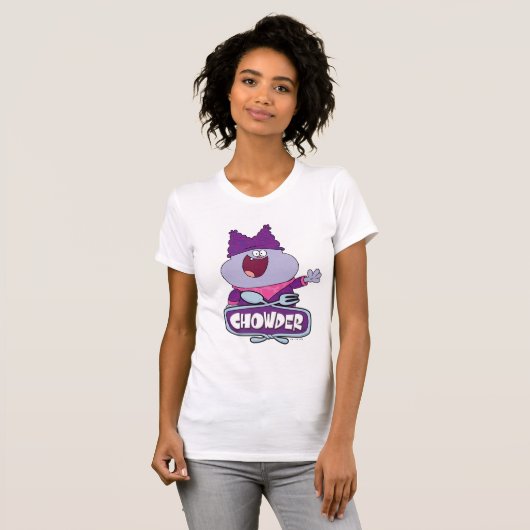 Chowder Waving T-Shirt (Vorne ganz)