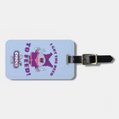 Chowy mit Gabel und Messer Gepäckanhänger (Vorderseite horizontal)